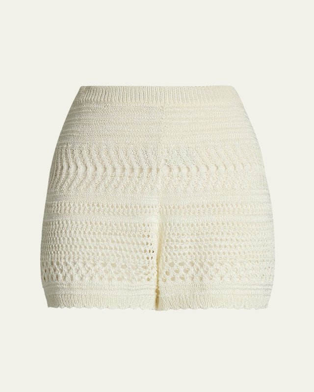 Crochet Scallop Shorts